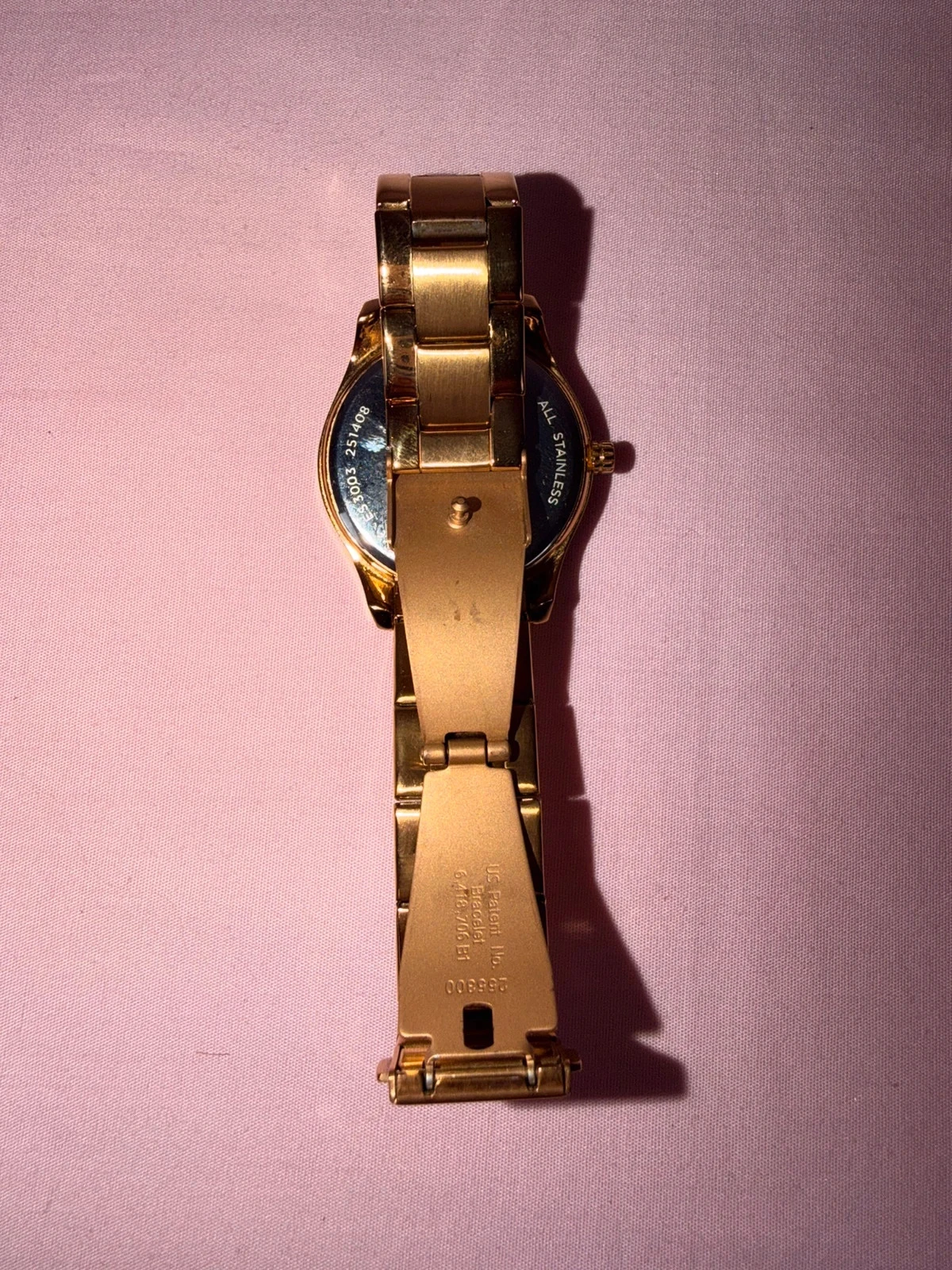 Fossil dameshorloge roze goud Strass Doos + schakels – photo 6